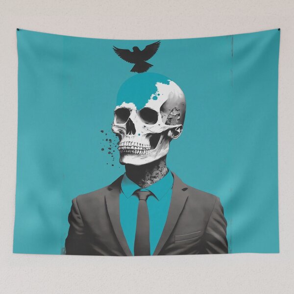 Item preview, Surrealistic Dream Skull Art  designed and sold by ZickDezine.