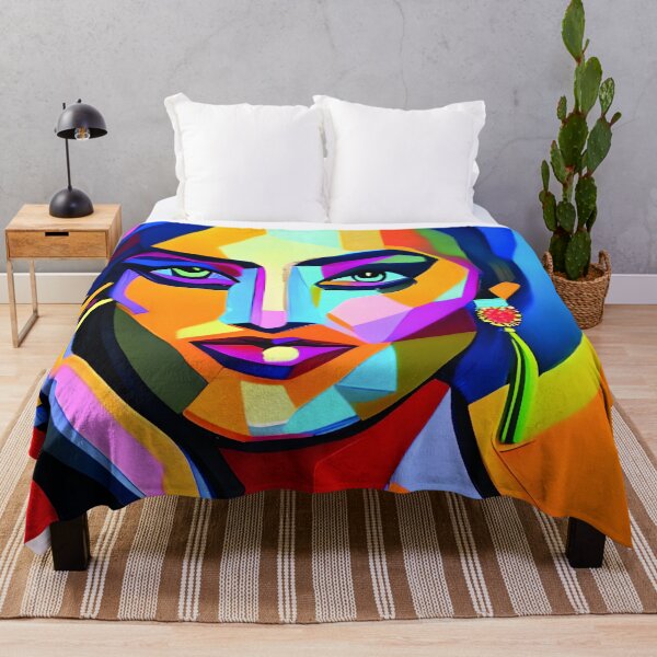 Item preview, Abstract Woman Face Portrait poster designed and sold by colortrends.