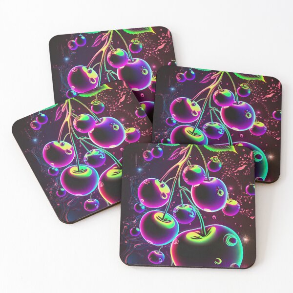 Item preview, Electric Abstractions of Beautiful Cherries designed and sold by riquishop.