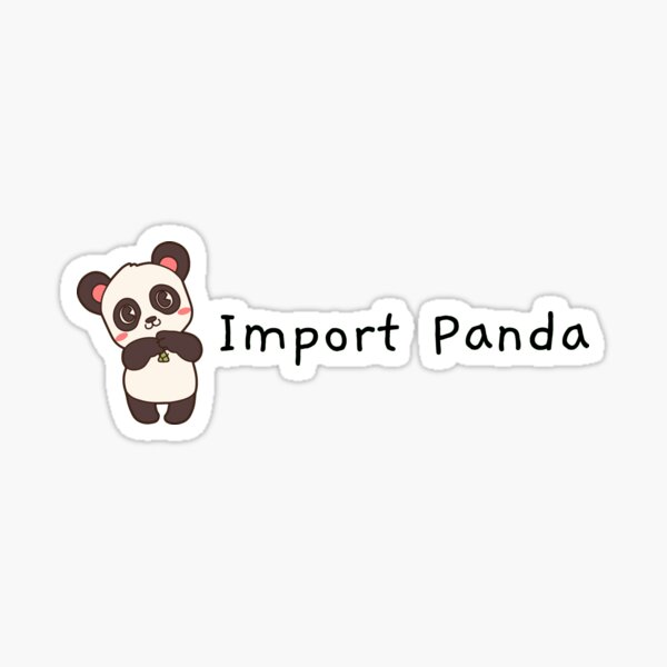 Import Panda Sticker
