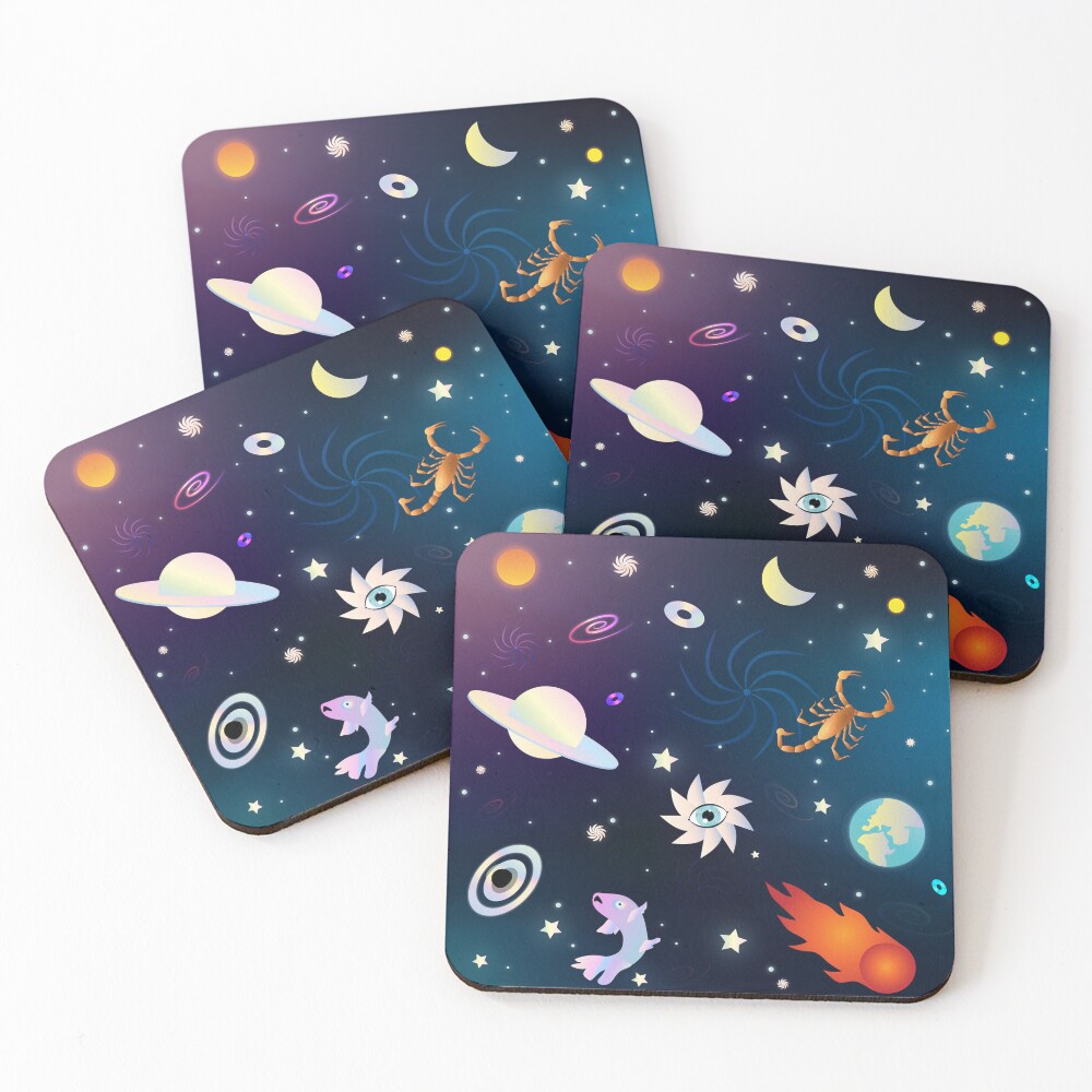 Item preview, Coasters (Set of 4) designed and sold by Moglipapy.