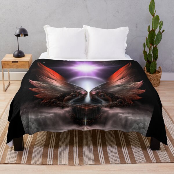 Item preview, The Wings Of Anthropolis HC Fantasy Fractal Art Composition by Xzendor7 designed and sold by Xzendor7 Digital Art Creations.