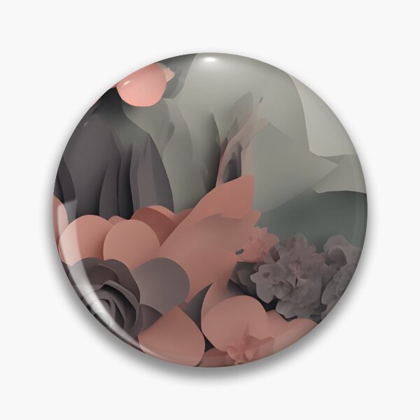 Item preview, Storm Garden Pink in Paper art style designed and sold by FormFinder.