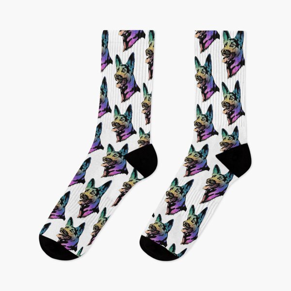 Item preview, Rainbow Swirl German Shepherd designed and sold by Jessay.