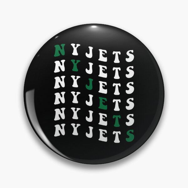 Item preview, Jets Funky Gameday Wordmark designed and sold by Gang Green Gear.