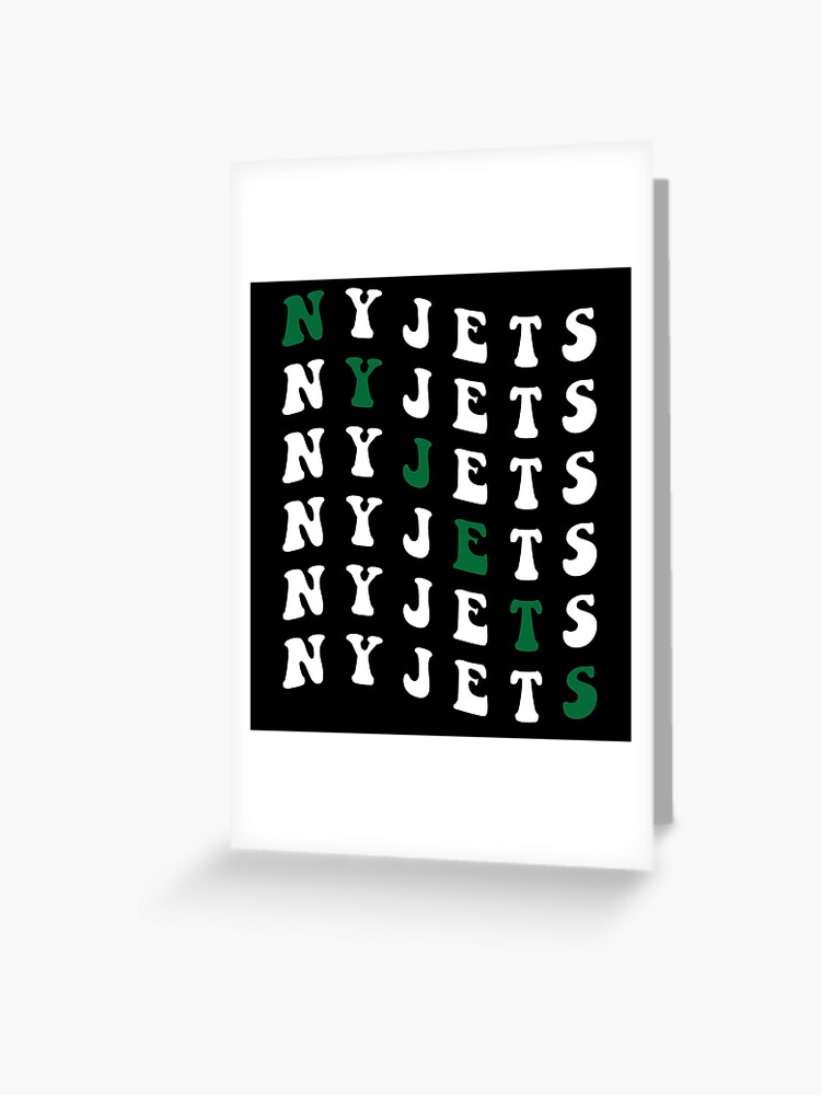 Jets Retro Football Greeting Card for Sale by GangGreenGear