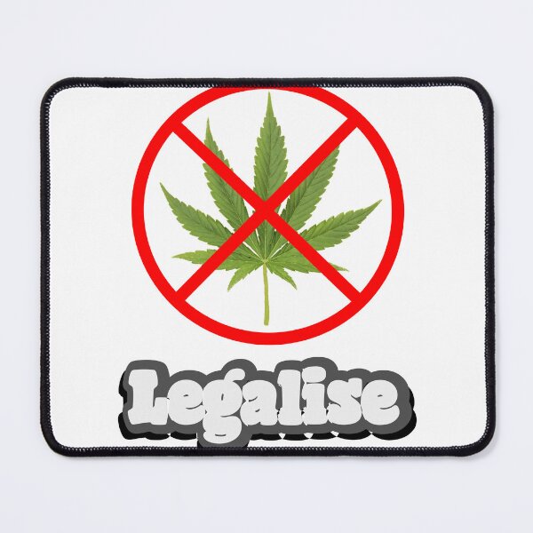 Item preview, Weed-free living: Why it's worth it to stay clean and sober [ don't legalise, sticker laptop, t-shirt ] designed and sold by 3ac-Arts.