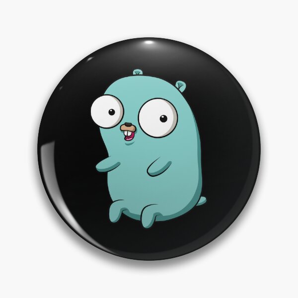 Item preview, The Go Gopher: Minimalistic Green Sitting Gopher (Limited Edition) designed and sold by hellkni9ht.