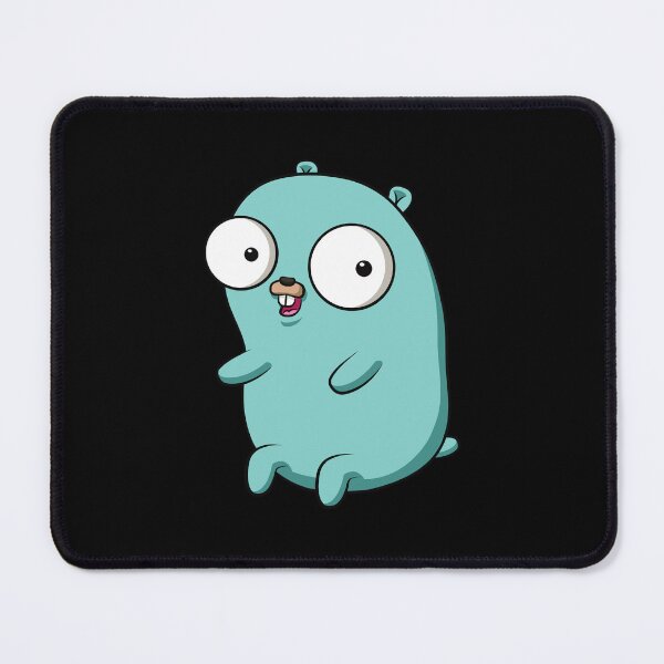 Item preview, The Go Gopher: Minimalistic Green Sitting Gopher (Limited Edition) designed and sold by hellkni9ht.