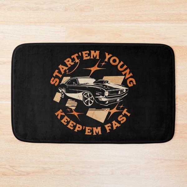 Item preview, Start'em Young Keep'em Fast Racing Cars Racer Junior Dragster Vintage Antique Car Retro Speed Fast Motorsports  designed and sold by CarantinedChaos.
