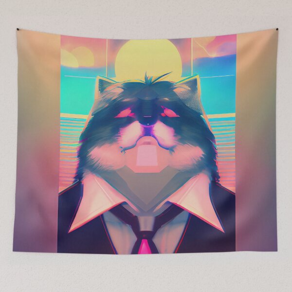 Artikelvorschau, Vaporwave Husky in a Suit entworfen und verkauft von Jaraz.