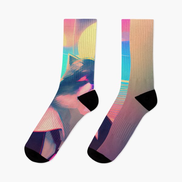Artikelvorschau, Vaporwave Husky in a Suit entworfen und verkauft von Jaraz.