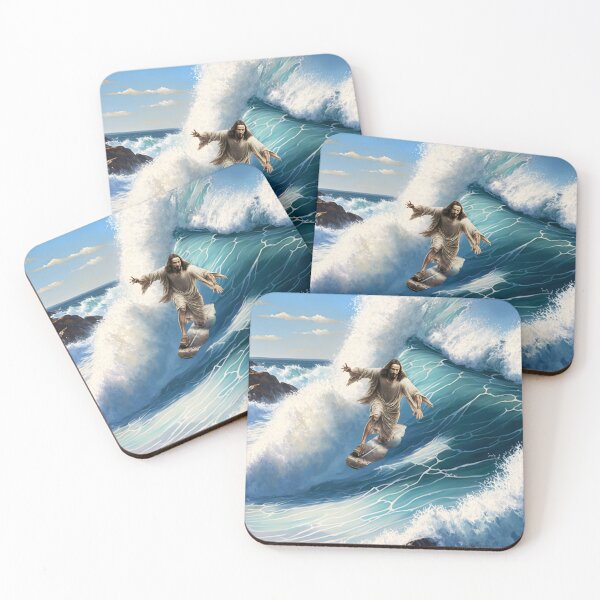 Item preview, Jesus Surfs  designed and sold by loganferret.