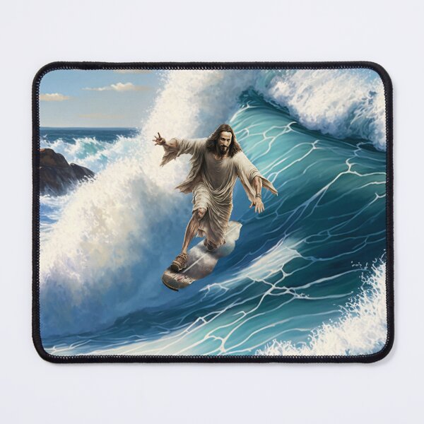Item preview, Jesus Surfs designed and sold by loganferret.