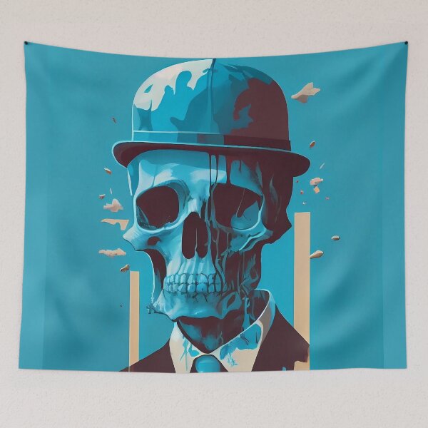 Item preview, Surrealistic Dream Skull Art  designed and sold by ZickDezine.