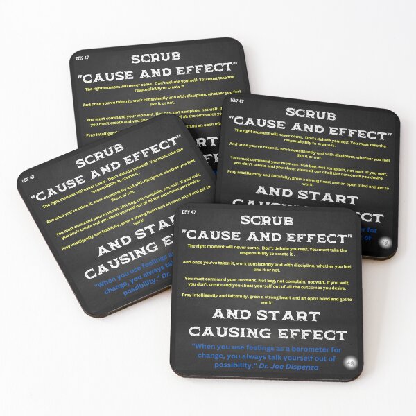 Item preview, Day 47 of the year: Scrub cause and effect. Start causing effect designed and sold by BuddyBoots.