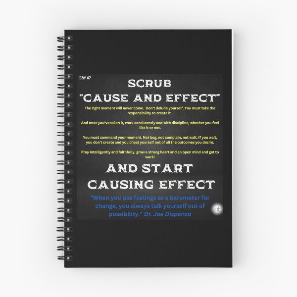 Item preview, Day 47 of the year: Scrub cause and effect. Start causing effect designed and sold by BuddyBoots.