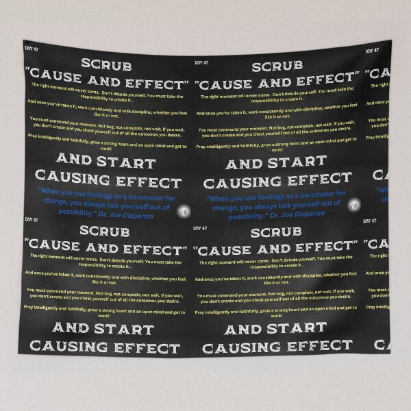 Item preview, Day 47 of the year: Scrub cause and effect. Start causing effect designed and sold by BuddyBoots.