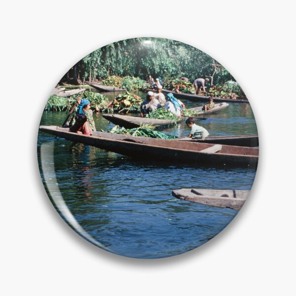 Item preview, 1970s - View of Boats in Kashmir designed and sold by thatwaslife.