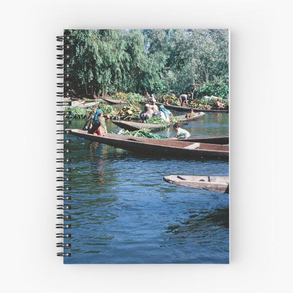 Item preview, 1970s - View of Boats in Kashmir designed and sold by thatwaslife.