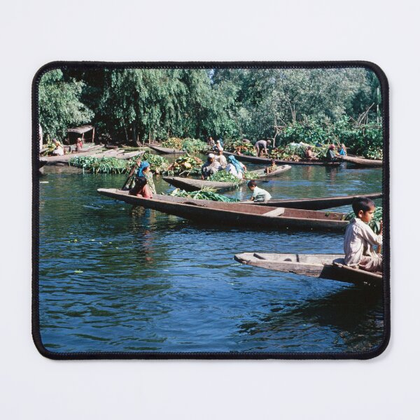 Item preview, 1970s - View of Boats in Kashmir designed and sold by thatwaslife.