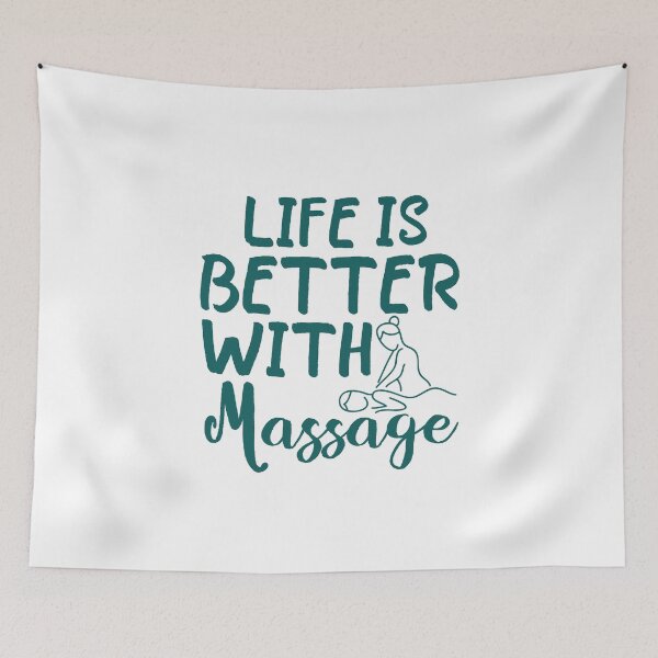 Item preview, Life Is Better With Massage designed and sold by SugoiLynn.