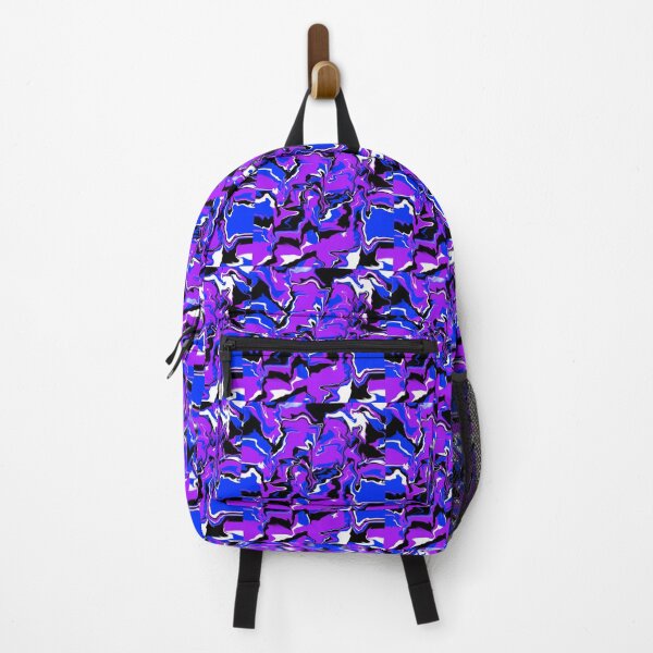 Artikelvorschau, White Black Purple Blue Abstraction entworfen und verkauft von awsomepatterns.
