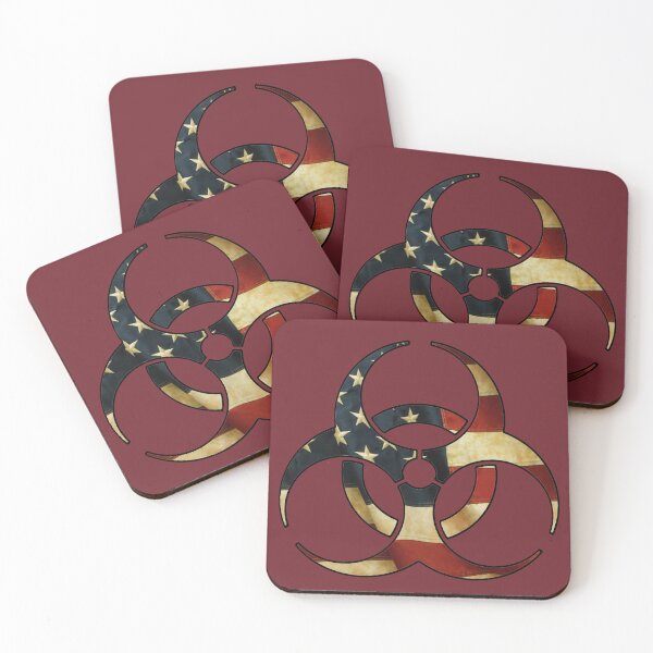 Item preview, Biohazard US Flag designed and sold by Jessay.