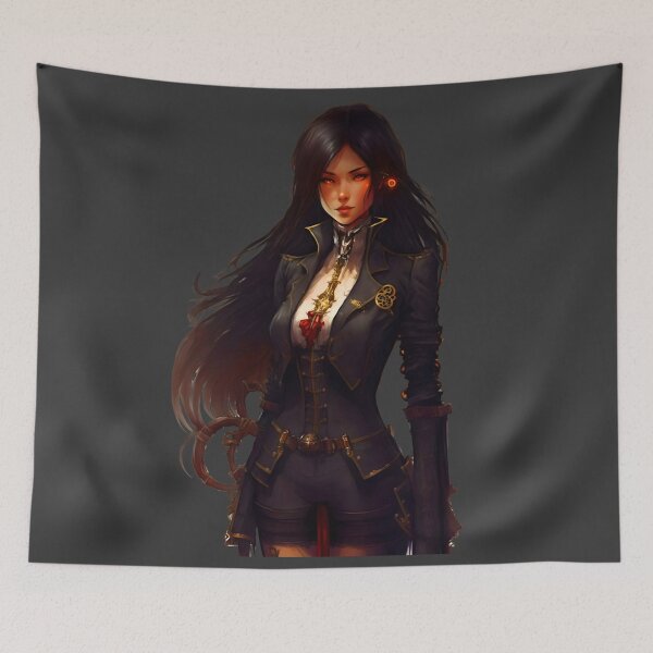 Item preview, Beautiful Cyber Goth Girl designed and sold by Artificial-i-23.
