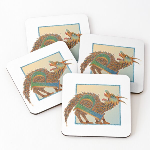 Item preview, Letter P - Alphabet - Monster - Guardian and Protector designed and sold by Gretchen Deahl.
