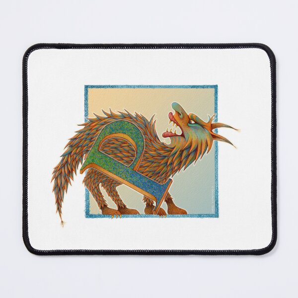 Item preview, Letter P - Alphabet - Monster - Guardian and Protector designed and sold by Gretchen Deahl.