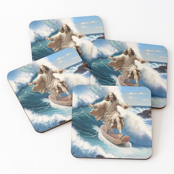 Item preview, Jesus Surfs with Me designed and sold by loganferret.