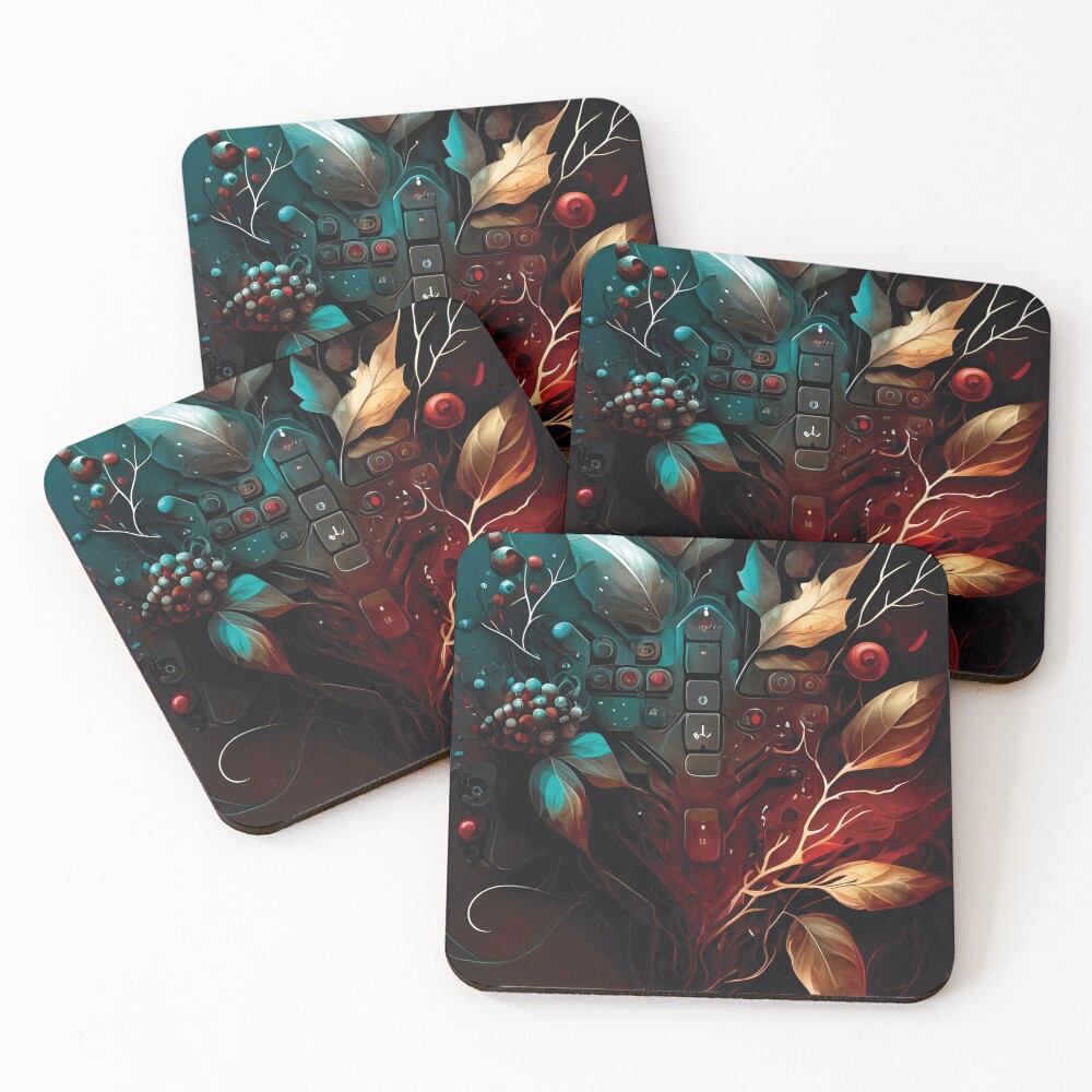 Item preview, Coasters (Set of 4) designed and sold by AutumnAI.