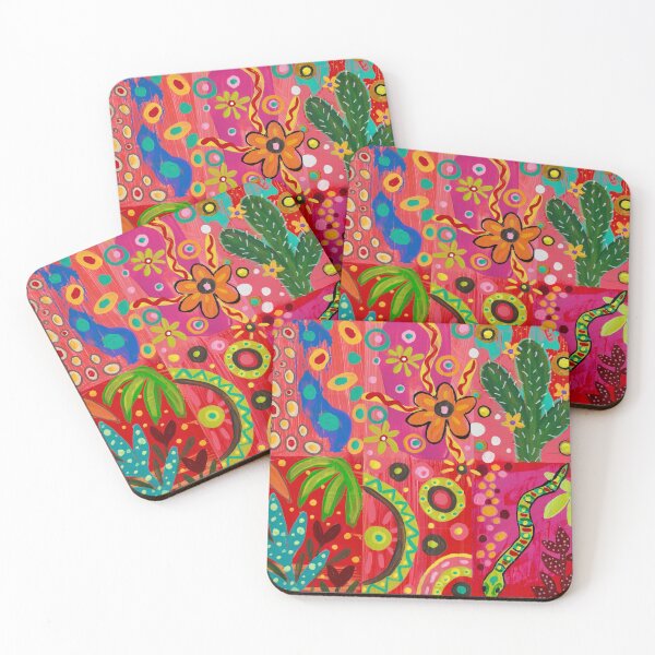 Item preview, Pink Tropical Garden designed and sold by The World of Emmy.