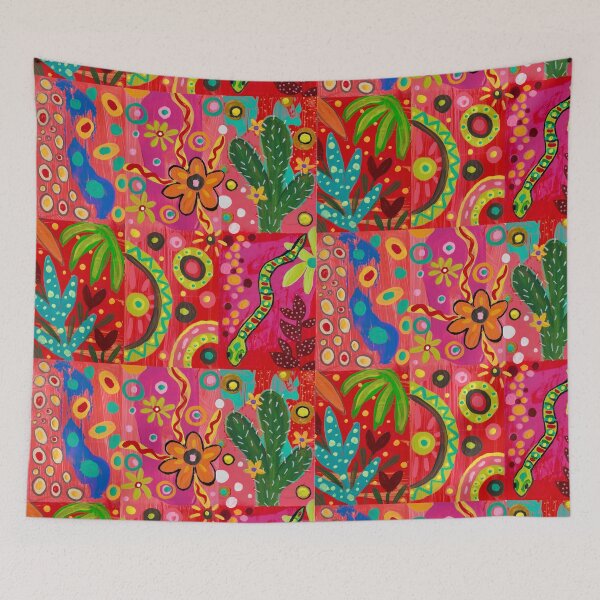 Item preview, Pink Tropical Garden designed and sold by The World of Emmy.