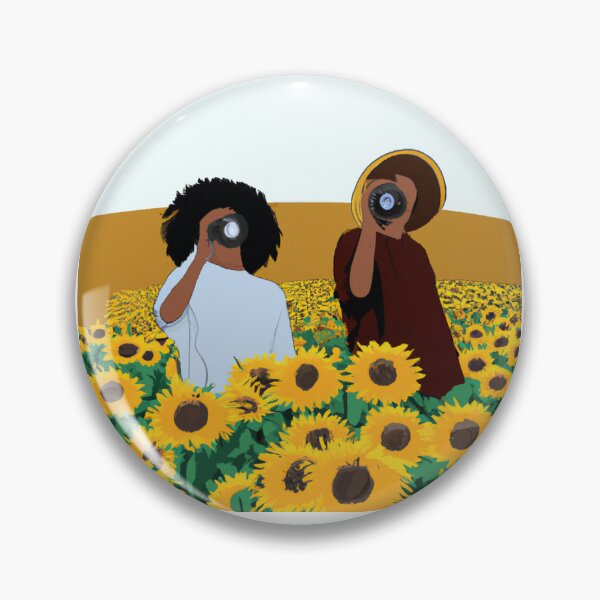 Item preview, Two people on sunflower field designed and sold by NutmegsDesign.