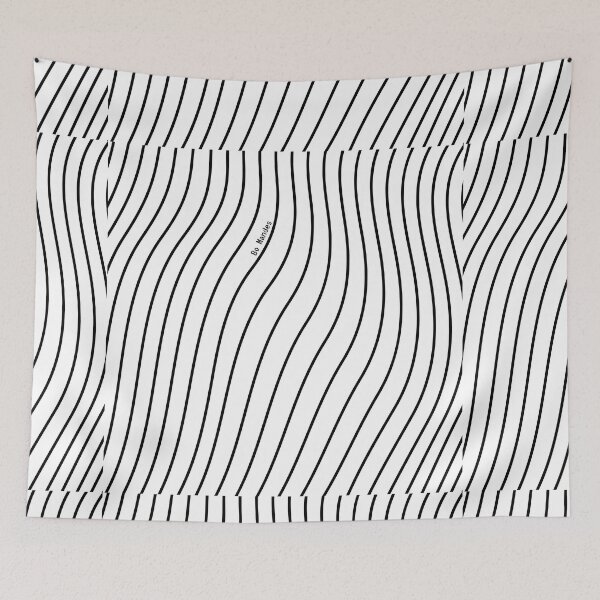 Aperçu de l'œuvre abstraction blanche et noire créée et vendue par FilMate.