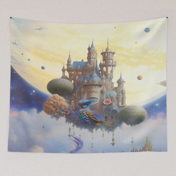 Item preview, Imaginative Castle Floating in the Clouds! designed and sold by Giulivo Store Graphic.