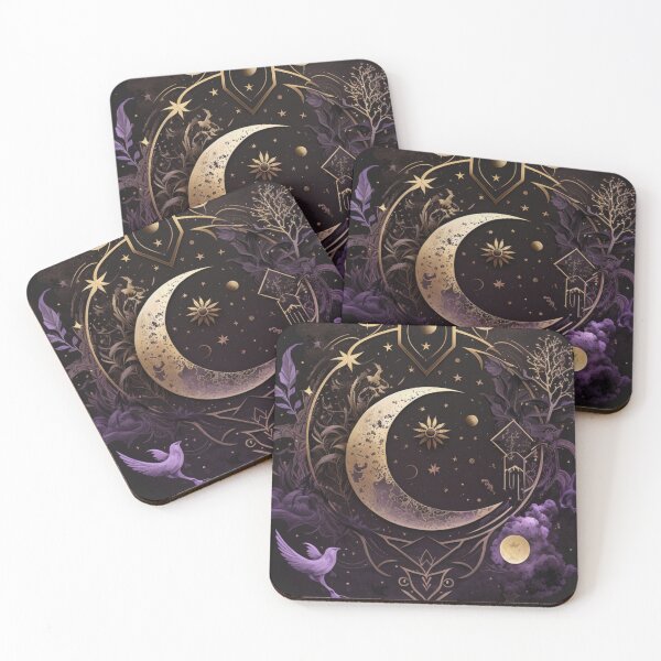 Item preview, Beautiful divination line moonstars paint designed and sold by VisionArtist Ca.