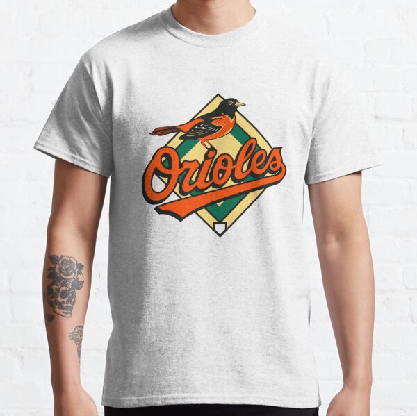 Men's Baltimore Orioles Trey Mancini Majestic Orange Logo Official Name &  Number T-Shirt