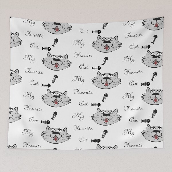 Item preview, Digital Art Hand-drawn. Fun Cat' Story. My Favorite Cat designed and sold by DigiPicStock.