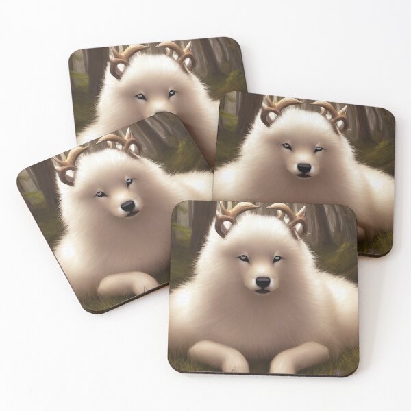 Item preview, Forest Samoyed designed and sold by TheGardenArtist.