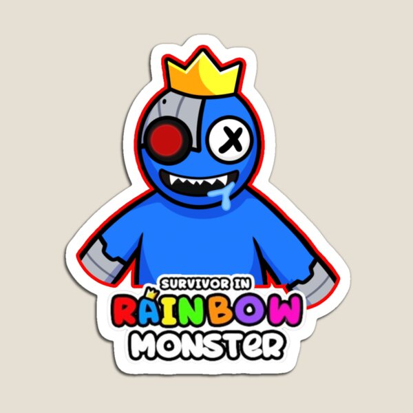 Blue Character Rainbow Friends Roblox Neon Christmas Gift 