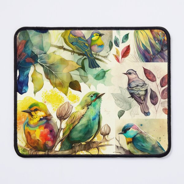 Item preview, everybirdy golder birds pattern designed and sold by printiesart.