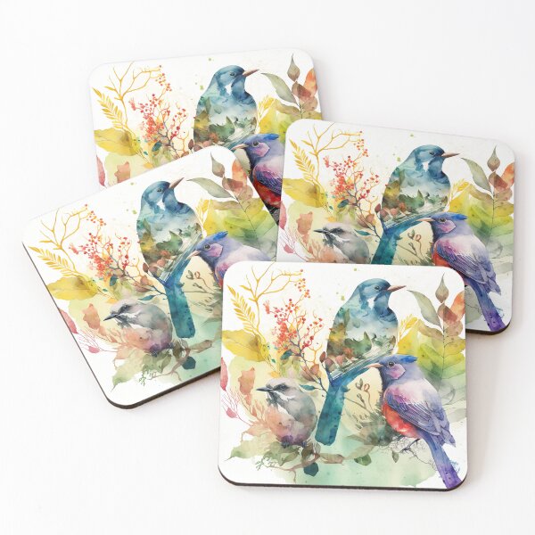 Item preview, everybirdy golder birds pattern designed and sold by printiesart.