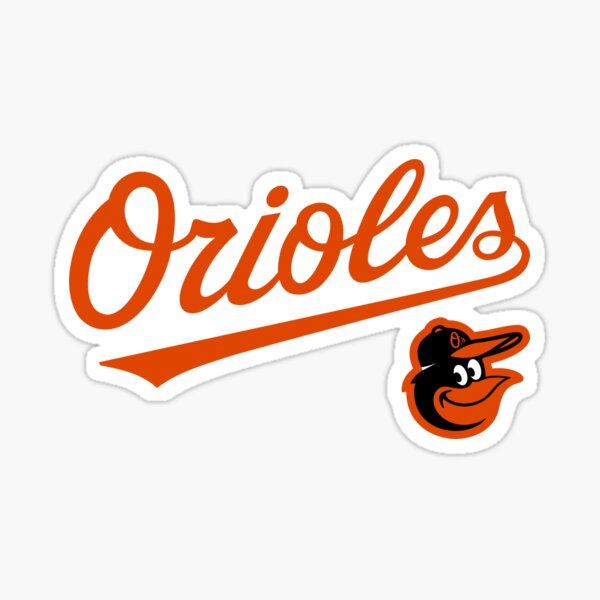 Baltimore Orioles Bird by © Buck Tee Originals - Baltimore Orioles -  Sticker