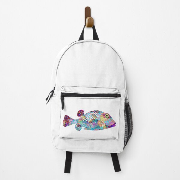 Item preview, Magical Enchanted Puffer Tropical Fish Art designed and sold by Sharon Cummings Art.