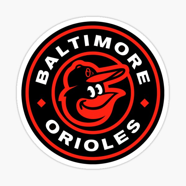 Baltimore Orioles Bird by © Buck Tee Originals - Baltimore Orioles -  Sticker