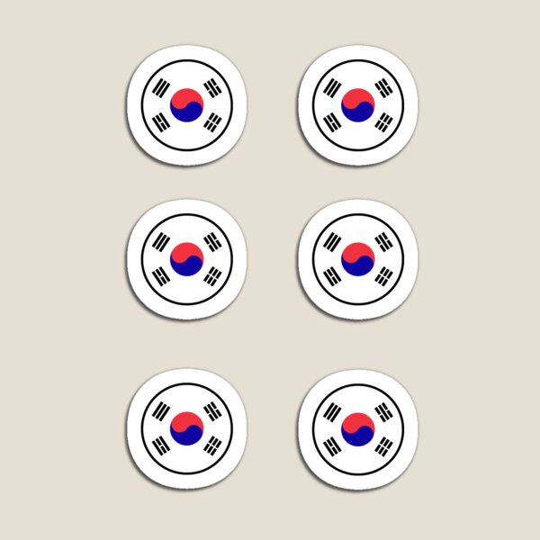Item preview, Tiny Korean Flags designed and sold by eddsi.