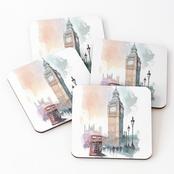 Item preview, Londres Inglaterra Acuarela Big Ben ART 1 designed and sold by artra-shop.